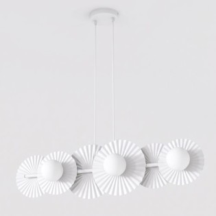 Lampe de plafond Drino Blanc (6 lumières)