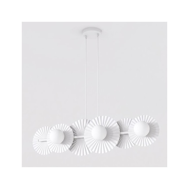 Lampe de plafond Drino Blanc (6 lumières)