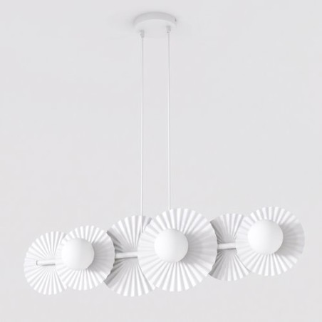Lampe de plafond Drino Blanc (6 lumières)