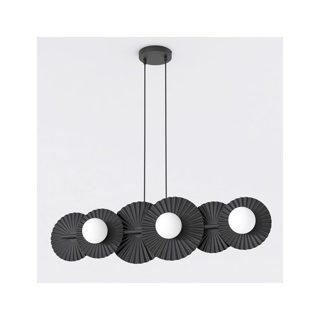 Lampe de plafond Drino Noir (6 lumières)