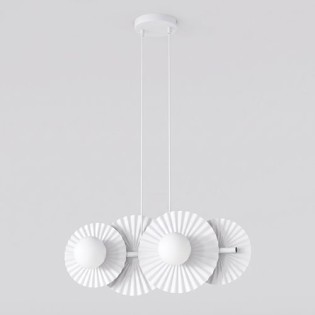 Lampe de plafond Drino Blanc (4 lumières)