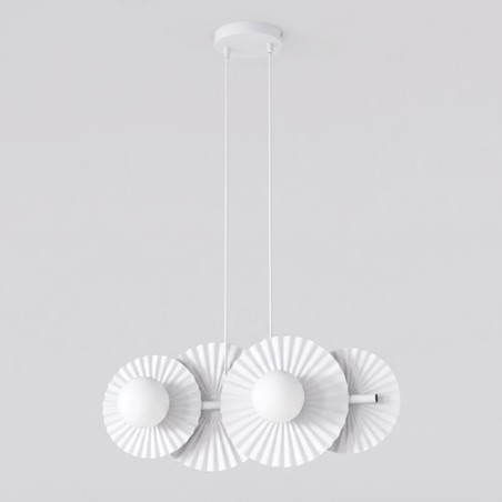 Lampe de plafond Drino Blanc (4 lumières)
