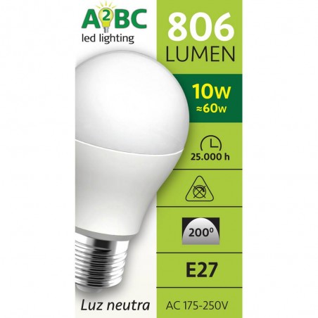 ampoule LED 10W E27 (4200ºK)