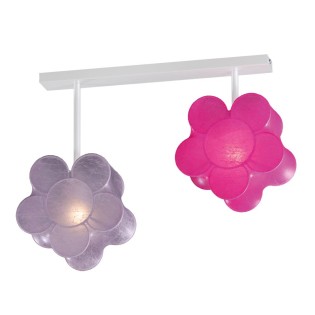 Réglette Fleurs (2 lumières)