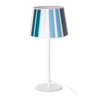 Lampe à poser Lines Bleu