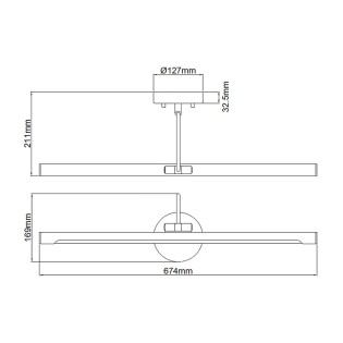 Applique murale LED Alton (10W)