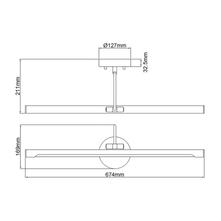 Applique murale LED Alton (10W)