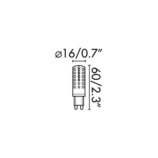 Ampoule LED G9 (5W)