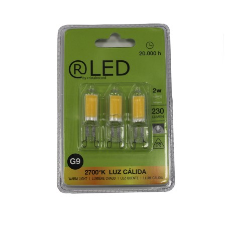 Blister 3xg9 LED (2W)