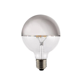 Ampoule LED Décoratif Ballon Miroir Argent E27 (8W)