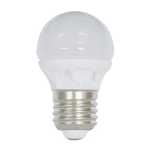 Bombilla LED Esfeérica Cerámica E27 Luz cálida (5.2W)