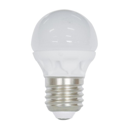 Ampoule LED Sphérique Céramique E27 lumière froide (5.2W)