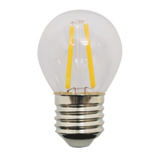 Ampoule LED Sphérique E27 lumière froide (2W)