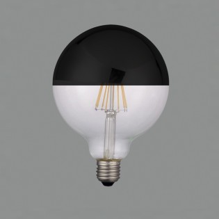 Ampoule LED E27 Deco Globe Noir (6W)