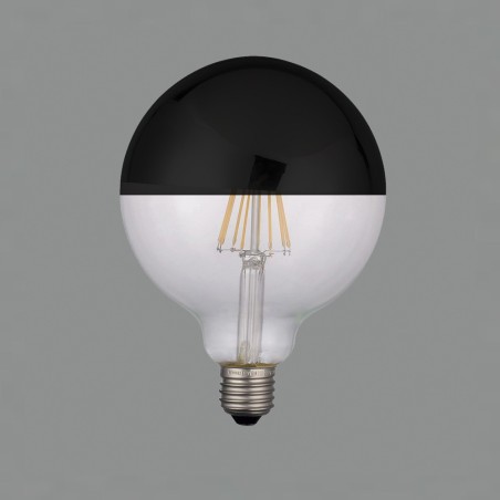 Ampoule LED E27 Deco Globe Noir (6W)