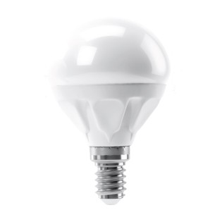 Bombilla LED Esférica Cerámica E14 Luz Cálida (5.2W)