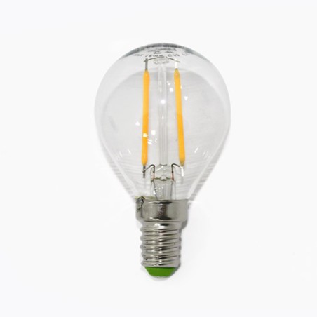 Ampoule LED Sphérique E14 lumière froide (2W)