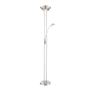 Lampadaire á LED Olimpia II Nickel (18W+5W)