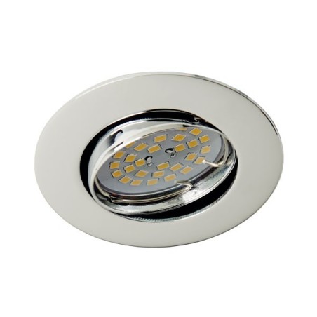 Spot encastrable BASIC rond chrome