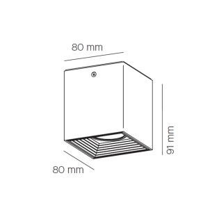 Plafonnier MLN Dau LED (10W)