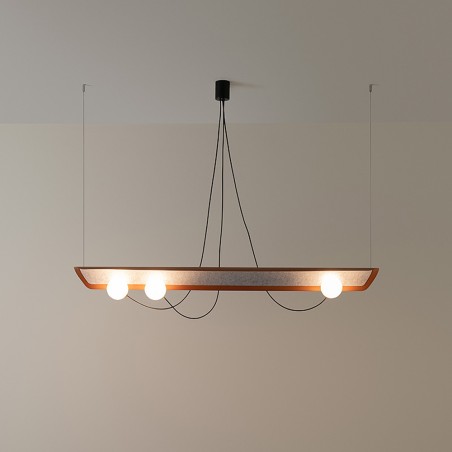 Lampe suspendue Wire (3 ampoules)