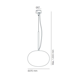 Lampe de plafond Span
