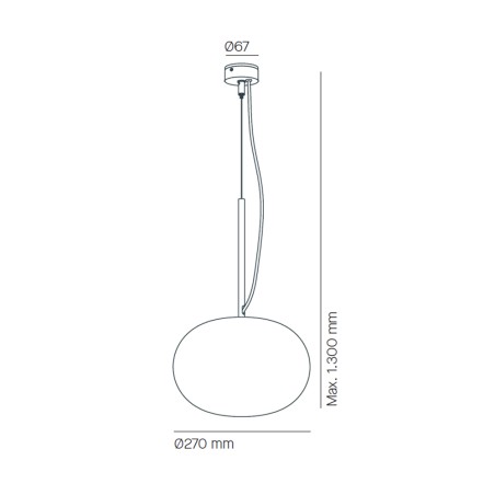Lampe de plafond Span