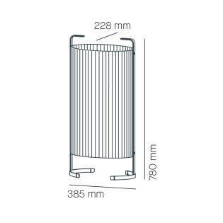 Lampe exterieur Amid 78 II
