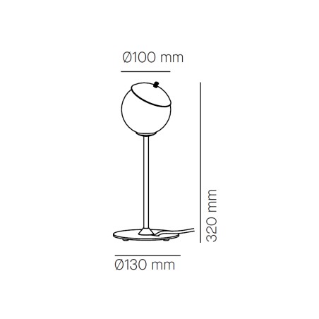 Lampé á poser Kep H32