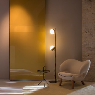 Lampadaire LED Half (2 lumières)