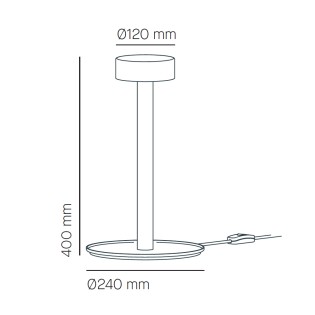 Lampé á poser LED Peak Lane (12W)