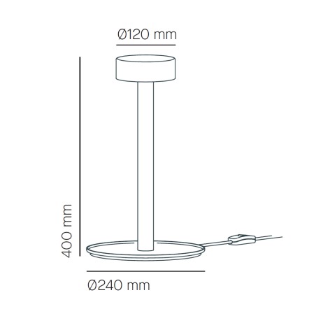 Lampé á poser LED Peak Lane (12W)