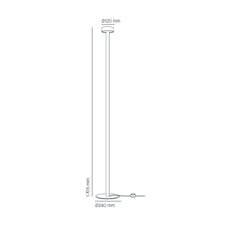 Lampadaire LED Peak Lane 170 (15W)
