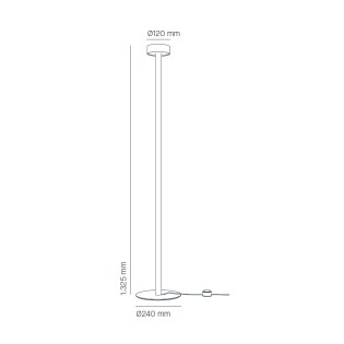 Lampadaire LED Peak Lane 132 (15W)