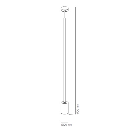 Lampadaire LED Peak 170 (15W)