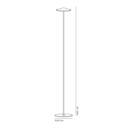 Lampadaire LED Pla II (15W)