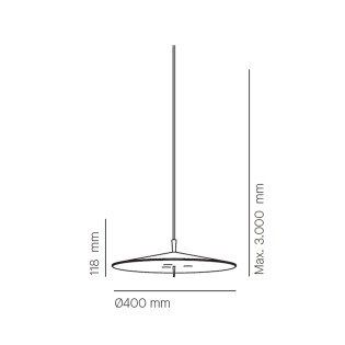 Lampe à suspension LED Pla (21W)