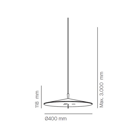 Lampe à suspension LED Pla (21W)