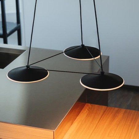 Lampe à suspension LED Pla (3x15W)