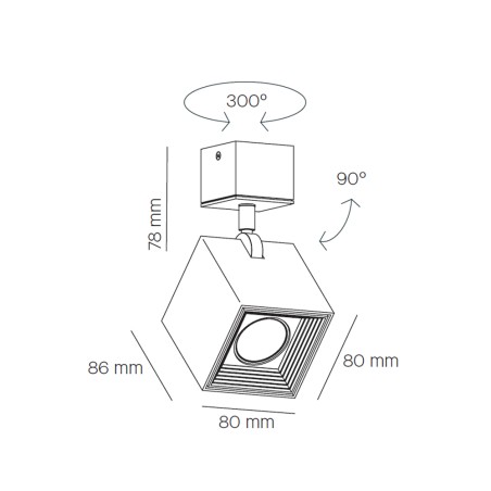 Applique Murale LED Dau (12.7W)