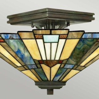 Plafónnier Tiffany Inglenook