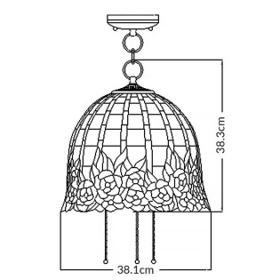 Lampe de suspension Rosecliffe