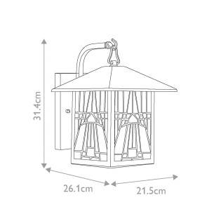Applique Murale Exterieur Inglenook M
