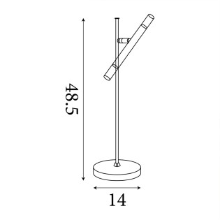 Lampé a poser LED Wands (4.6W)