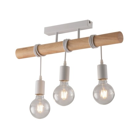Barre suspendue effet bois naturel  Arizona (3 Lumière)