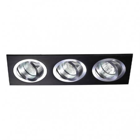 Spot encastrable Helium (trois lumières)