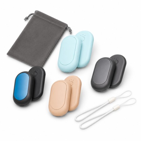 Chauffe-mains rechargeable 2 en 1