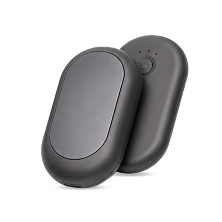 Chauffe-mains rechargeable 2 en 1 Noir Lymo