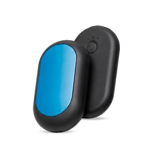 Chauffe-mains rechargeable 2 en 1 bleu/noir Lymo