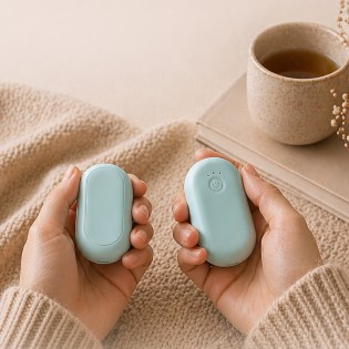 Chauffe-mains rechargeable 2 en 1 Menthe Lymo